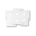 Wand- en plafondarmatuur TOTEM 6-vlams GX53 IP20, mat, wit