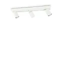 Wand- en plafondarmatuur RUDY 3-vlams, draaibaar, roteerbaar GU10 IP20, wit, gepoedercoat