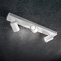 Ideal Lux Wall / Ceiling luminaire RUDY, 3 flames, GU10, adjustable, white