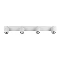 Ideal Lux Wand- en plafondarmatuur RUDY 4-vlams, draaibaar, roteerbaar GU10 IP20, wit, gepoedercoat