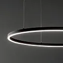 Ideal Lux Pendelarmatuur ORACLE SLIM SP D70 rond, medium, schakelbaar IP20, zwart 