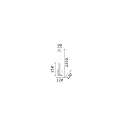 Ideal Lux Pendelarmatuur HOLLY 1-vlams E27 IP20, zwart, gepoedercoat