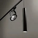 Ideal Lux 3-fase pendelarmatuur LOOK TR 3-PHASE down, stijf, incl. 3-fase adapter GU10 IP20, zwart mat 