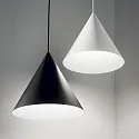 Ideal Lux Pendant luminaire, A-LINE, Ø 30cm, E27, matt white