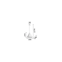 Ideal Lux Pendant luminaire, A-LINE, Ø 30cm, E27, matt white