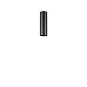 Plafondarmatuur LOOK PL1 H20 cilindrisch, on/off GU10 IP20, zwart mat 