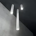 Ideal Lux Plafondarmatuur LOOK PL1 H20 cilindrisch, on/off GU10 IP20, wit mat 