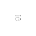 Ideal Lux Wand- en plafondarmatuur UNIVERSAL ROUND IP20, wit