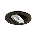 Inbouwarmatuur SWING draaibaar GU10 IP20, zwart