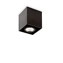 Plafondarmatuur MOOD SQUARE draaibaar GU10 IP20, zwart
