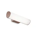 Outdoor LED wall luminaire ETERE, IP44, width 30cm, 10.2W 4000K 700lm, coffee brown