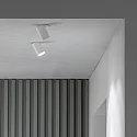 Inbouwarmatuur NOVA draaibaar, roteerbaar IP20, wit