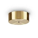 Ceiling rose MAGNETICO for 1 Pendant luminaire, Ø 9cm, magnetic visor, burnished brass