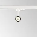 Ideal Lux 3-fase spot FOX 8W SMALL / ON-OFF 830 instelbaar, on/off IP20, wit mat 