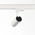 Ideal Lux 3-fase spot FOX 8W SMALL / ON-OFF 830 instelbaar, on/off IP20, wit mat 
