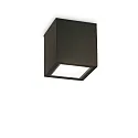 outdoor ceiling luminaire TECHO PL1 D15 SQUARE square GU10 IP54, black