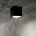 Ideal Lux outdoor ceiling luminaire TECHO PL1 D09 SQUARE square GU10 IP54, black
