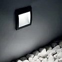 Ideal Lux Wandinbouwarmatuur WIRE FI D14 down, asymmetrisch, schakelbaar IP65, antraciet 