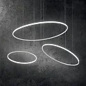 Ideal Lux Pendelarmatuur HULAHOOP 1005 rond, instelbaar IP20, wit