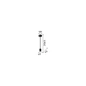 Ideal Lux pendant luminaire SET UP adjustable E27 IP20, brass