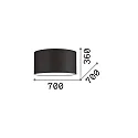 Lampenkap SET UP 750 cilindrisch, wit