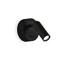Ideal Lux Wandarmatuur BEAN rond, met schakelaar IP20, zwart