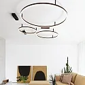 Ideal Lux Plafondarmatuur ORACLE SLIM 50 rond IP20, zwart