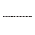 Plafondinbouwarmatuur LIKA FI TRIMLESS D27 10-vlams, flush, on/off, UGR < 16 IP20, glanzend, zwart 