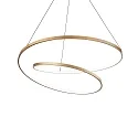 Pendelarmatuur OZ D80 ON-OFF rond, on/off IP20, messing geborsteld 