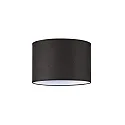 Lampenkap SET UP CILINDRO Ø 16.5CM cilindrisch, verhoogde brandbeveiliging, zwart