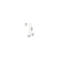 Ideal Lux Staande lamp AXEL met schakelaar, instelbaar E27 IP20, wit