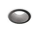 Plafondinbouwarmatuur GAME TRIM ROUND 120MM rond, stijf, UGR < 19, schakelbaar IP40/IP20, zwart mat 