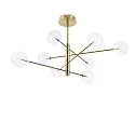 Pendelarmatuur EQUINOXE SP8 8-vlams G4 IP20, messing