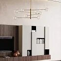 Ideal Lux Pendelarmatuur EQUINOXE SP8 8-vlams G4 IP20, messing
