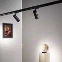 Ideal Lux 3-phase spot EOS 15W ON-OFF cylindrical, adjustable, on/off IP20, black matt 