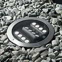 Ideal Lux Vloerinbouwarmatuur TAURUS PT D21 ACCENT ROUND 3-voudig, draaibaar, toegankelijk, schakelbaar IP67, staal 