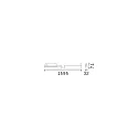 Ideal Lux 3-phase luminaire DISPLAY UGR 1595 IP20, white
