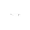 Ideal Lux 3-phase luminaire DISPLAY UGR 535 IP20, white