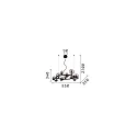 Ideal Lux Pendelarmatuur PERLAGE rond, 14-vlams G9 IP20, Messing gesatineerd 