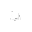 Pendelarmatuur ESSENCE 126 instelbaar IP20, wit