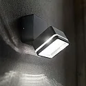 Wandarmatuur voor buitenshuis OMEGA vierkant IP54, antraciet