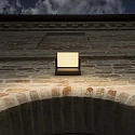 Ideal Lux outdoor wall luminaire SWIPE AP tiltable, with diffuser IP54, black 