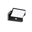 Wandarmatuur voor buitenshuis SWIPE AP PIR met Sensor, kantelbaar, met Diffuser IP54, zwart 