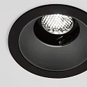 Ideal Lux Inbouwbehuizing BENTO 1-voudig, rond, met frame, zwart