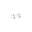 Ideal Lux Plafondarmatuur HERMES PL3 3-vlams G9 IP20, messing