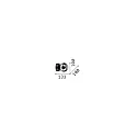 wall luminaire PERLAGE AP1 G9 IP20, black