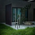 Ideal Lux path light JEDI PT LED 160.5CM square, switchable, with ground spike IP65, black matt 
