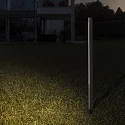 Ideal Lux path light JEDI PT LED 160.5CM square, switchable, with ground spike IP65, black matt 