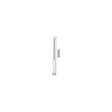 Ideal Lux path light JEDI PT LED 160.5CM square, switchable, with ground spike IP65, black matt 