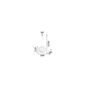 Ideal Lux Pendelarmatuur COTTON 30 E27 IP20, wit dimbaar